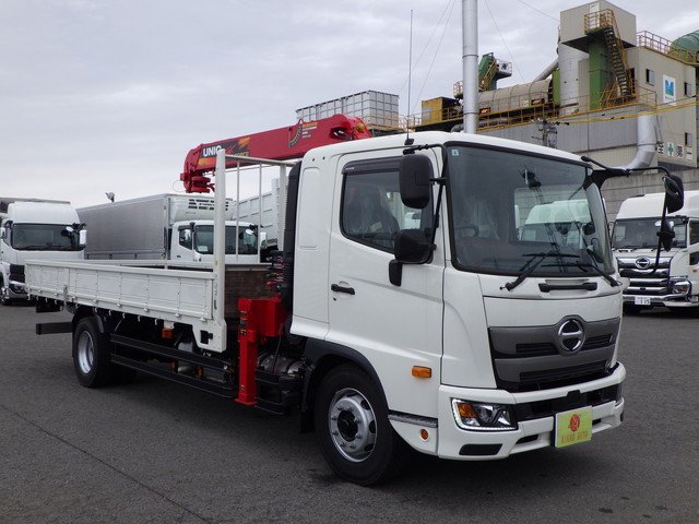 日野 - 中型 平ボディ（クレーン付） 2KG-FE2ACA(107376) 2枚目