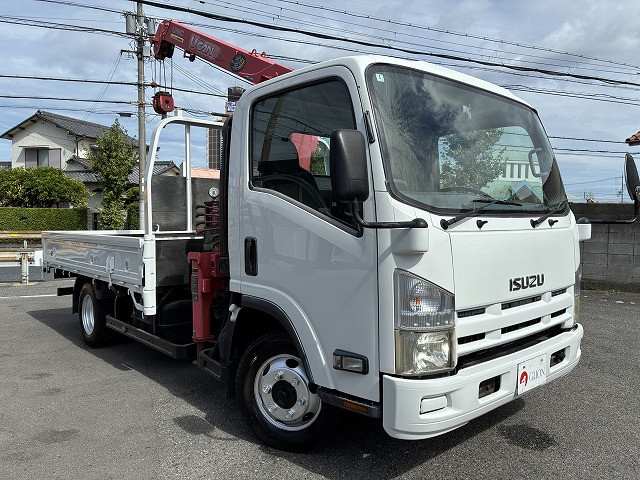いすゞ エルフ 小型 平ボディ（クレーン付） BDG-NPS85AR(110978) 3枚目