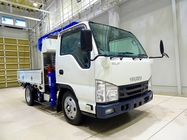 いすゞ エルフ 小型 平ボディ（クレーン付） 2RG-NKR88A(103837) 2枚目