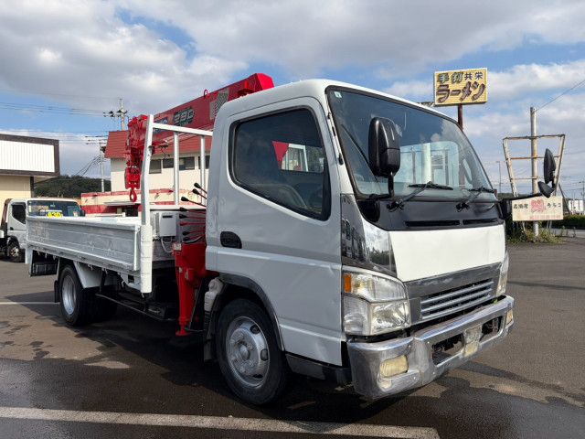 三菱ふそう キャンター 小型 平ボディ（クレーン付） KK-FE83EEN(113245) 5枚目