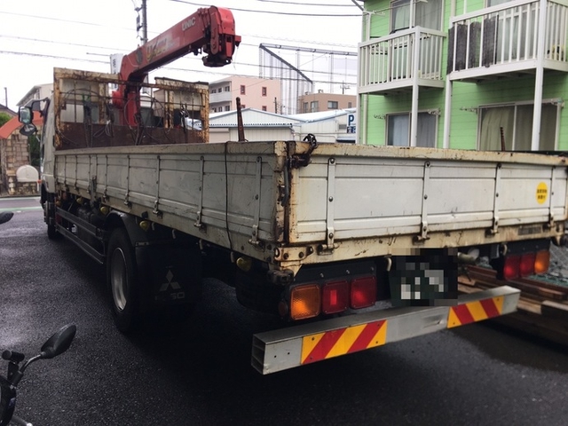 三菱ふそう ファイター 増トン 平ボディ（クレーン付） QKG-FK62FZ(2240) 6枚目