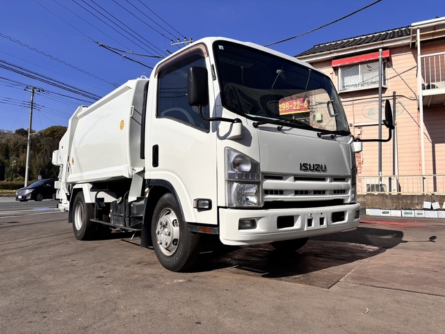 いすゞ エルフ 小型 塵芥車（プレス式） SKG-NPR85YN(108666) 3枚目