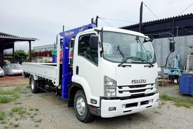 いすゞ フォワード 小型 平ボディ（クレーン付） TKG-FRR90S1(111692) 3枚目