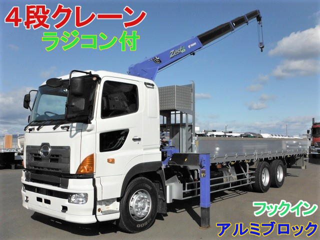 日野 プロフィア 大型 平ボディ（クレーン付） QPG-FS1EWEG(40146) 1枚目