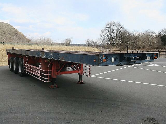 Trex Large Flatbed trailer P-335SV(28170) 2枚目