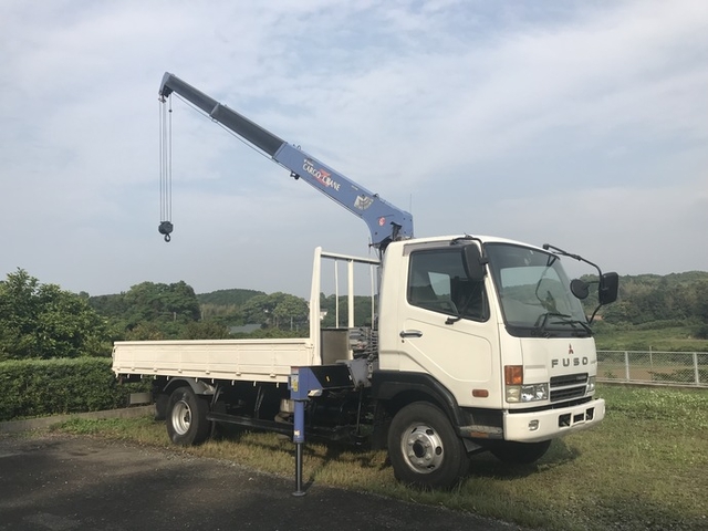 三菱ふそう ファイター 中型 平ボディ（クレーン付） KK-FK71HG(3367) 1枚目