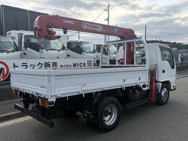 いすゞ エルフ 小型 平ボディ（クレーン付） SKG-NKR85R(110610) 3枚目