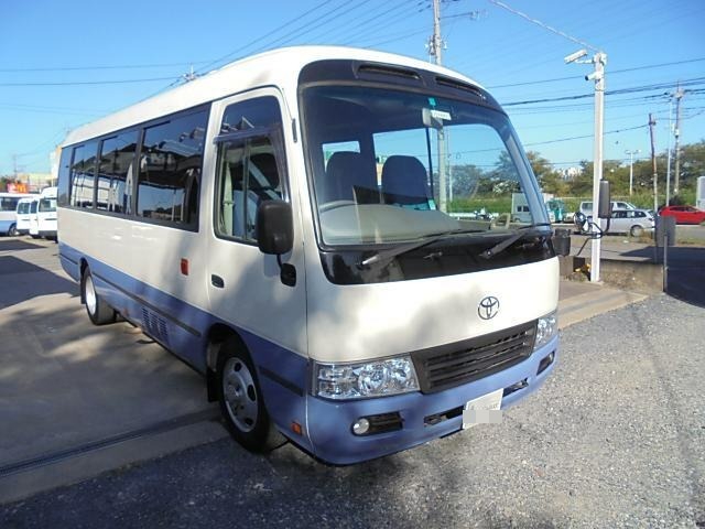 トヨタ コースター 中型 バス SKG-XZB50(9738) 1枚目