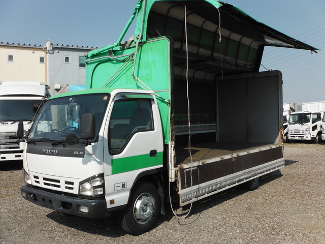 いすゞ エルフ 小型 幌車 PA-NPR81R(1372) 11枚目