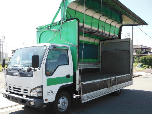 いすゞ フォワード 中型 幌車 PA-NPR81R(1126) 8枚目