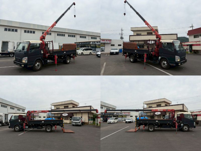 三菱ふそう キャンター 小型 平ボディ（クレーン付） PA-FE83DGY(110793) 8枚目