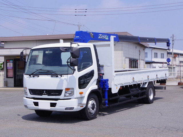 三菱ふそう ファイター 増トン 平ボディ（クレーン付） QKG-FK72FZ(109636) 1枚目