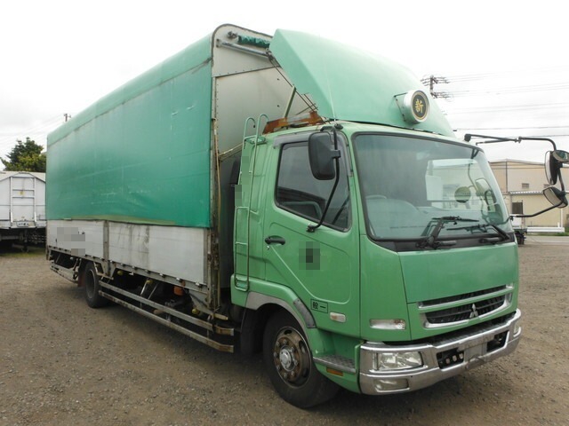 三菱ふそう ファイター 増トン 幌車（ウィング式） PJ-FK62FZ(10317) 1枚目