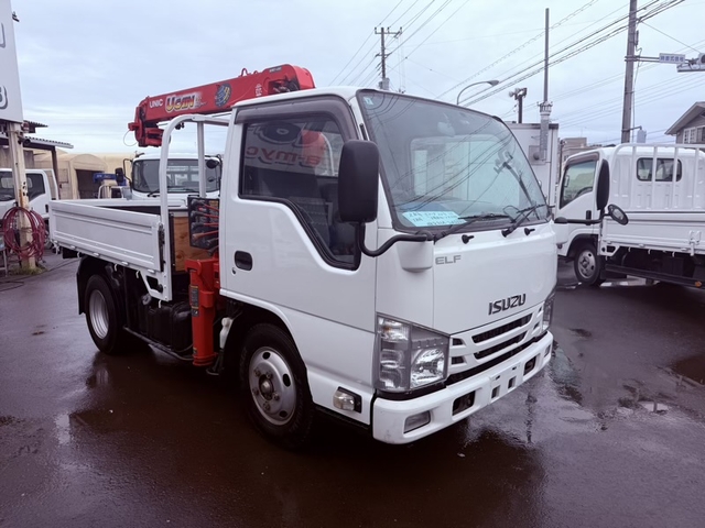 いすゞ エルフ 小型 平ボディ（クレーン付） TRG-NKR85A(112686) 3枚目