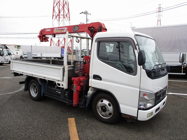 三菱ふそう キャンター 小型 平ボディ（クレーン付） PDG-FE72D(10540) 3枚目