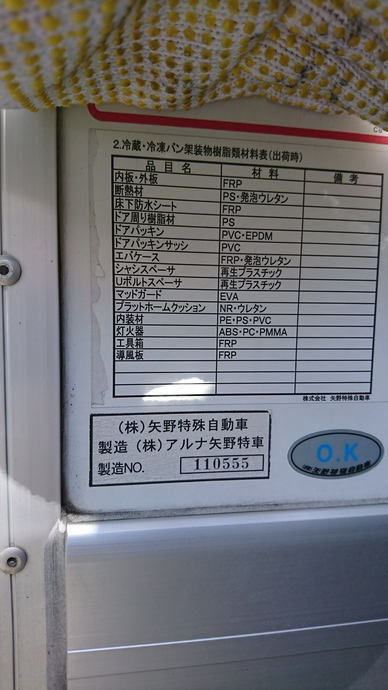 UDトラックス（日産） コンドル 中型 冷蔵冷凍バン SKG-MK38(1936) 41枚目