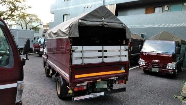 三菱ふそう キャンター 小型 幌車 SKG-FBA20(3757) 4枚目
