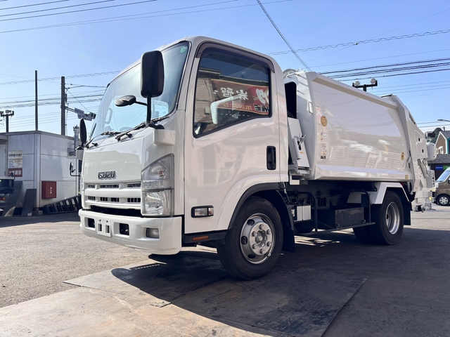 いすゞ エルフ 小型 塵芥車（プレス式） SKG-NPR85YN(108666) 1枚目
