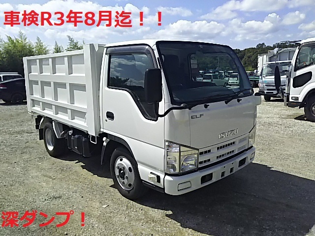 いすゞ エルフ 小型 深ダンプ（土砂禁） BKG-NJR85AD(7588) 1枚目