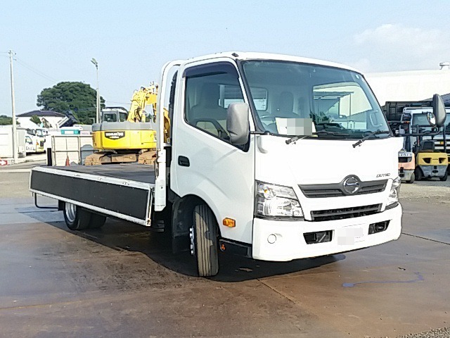 日野 デュトロ 中型 平ボディ TKG-XZU710M(8242) 2枚目