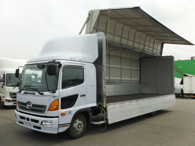 日野 レンジャー 中型 幌車（ウィング式） TKG-FD9JPAA(31265) 1枚目