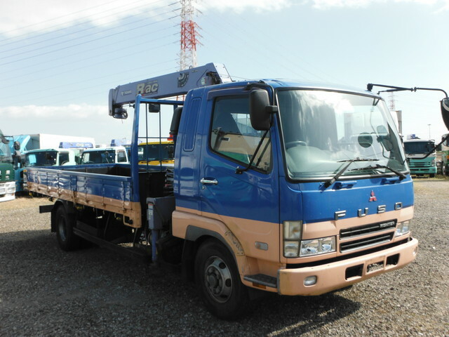 三菱ふそう ファイター 中型 平ボディ（クレーン付） PA-FK61FJ(10262) 2枚目