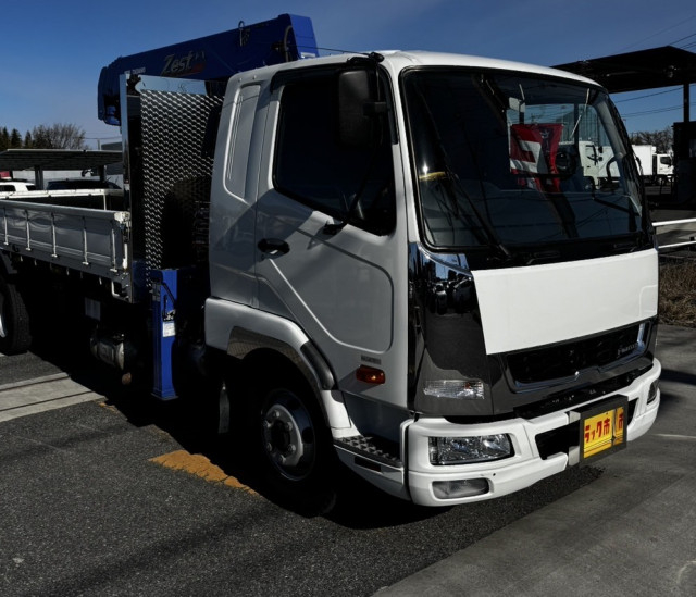 三菱ふそう ファイター 中型 平ボディ（クレーン付） 2KG-FK61F(85777) 2枚目