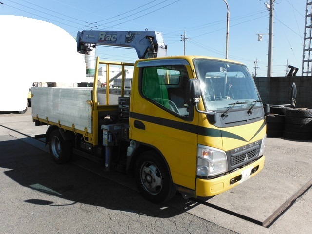 三菱ふそう キャンター 小型 平ボディ（クレーン付） PDG-FE73D(2257) 2枚目