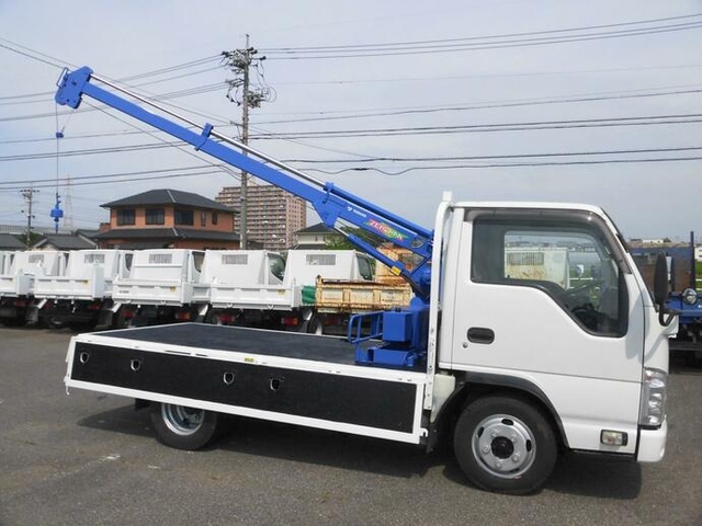 いすゞ エルフ 小型 平ボディ（クレーン付） TKG-NJR85A(11720) 4枚目