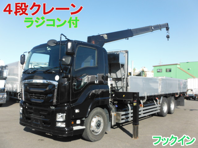 いすゞ ギガ 大型 平ボディ（クレーン付） 2PG-CYM77C(38552) 1枚目