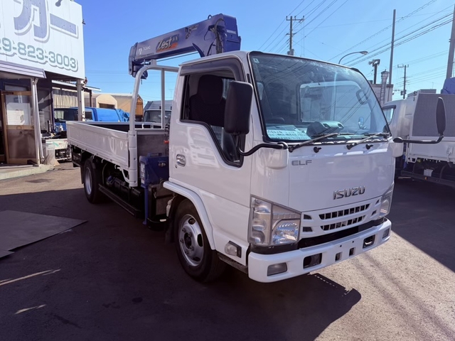いすゞ エルフ 小型 平ボディ（クレーン付） 2RG-NKR88R(113869) 3枚目