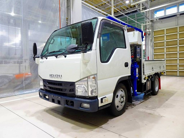 いすゞ エルフ 小型 平ボディ（クレーン付） 2RG-NKR88A(103837) 1枚目
