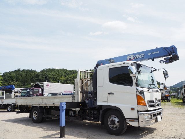 日野 レンジャー 中型 平ボディ（クレーン付） BDG-FD7JLWG(110565) 7枚目