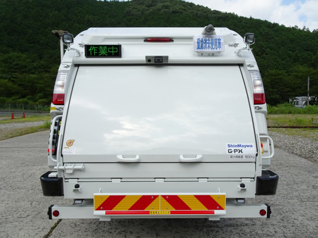 三菱ふそう ファイター 中型 塵芥車（プレス式） 2KG-FK62F(113000) 3枚目