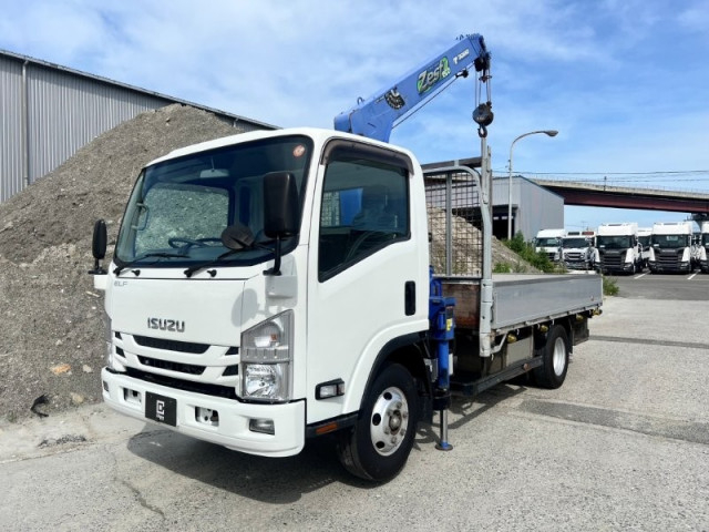 いすゞ エルフ 小型 平ボディ（クレーン付） TRG-NPR85AR(109224) 1枚目