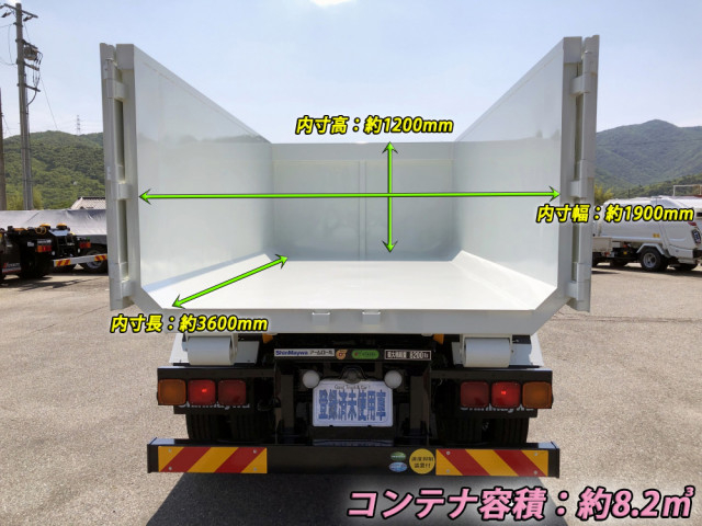 Mitsubishi Fuso fighter 6studs large Arm roll trucks  2KG-FK62FZ(63863) 8枚目