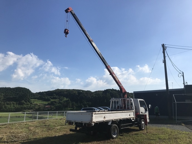 日産自動車 アトラス 小型 平ボディ（クレーン付） KC-BKR66LR(3639) 9枚目