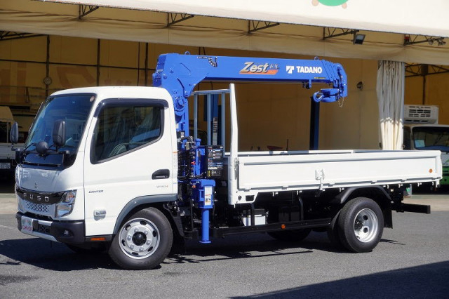 三菱ふそう キャンター 小型 平ボディ（クレーン付） 2RG-FEA80(113348) 1枚目