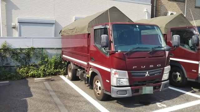 三菱ふそう キャンター 小型 幌車 SKG-FBA20(3517) 3枚目