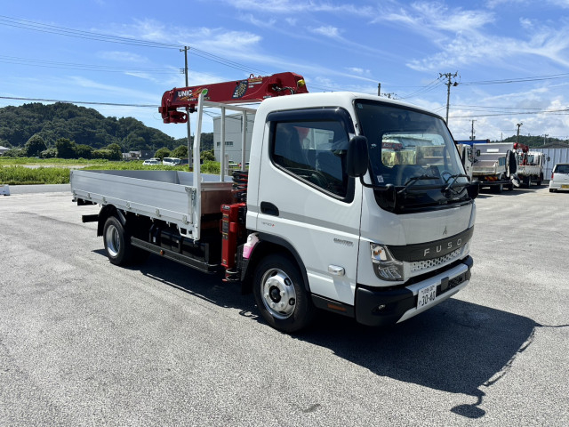 三菱ふそう キャンター 小型 平ボディ（クレーン付） 2RG-FEB80(108838) 3枚目