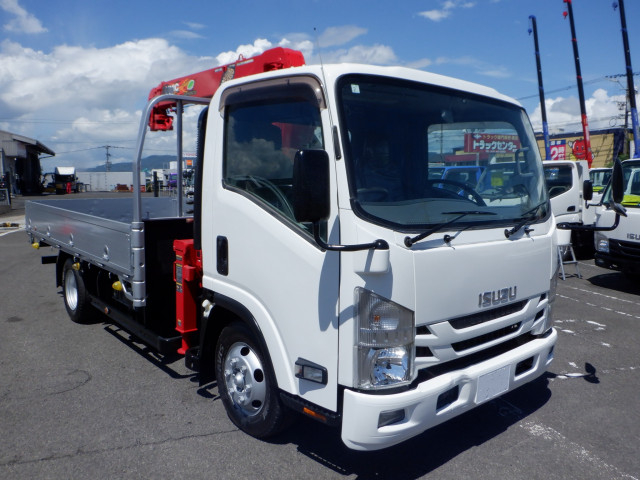 いすゞ エルフ 小型 平ボディ（クレーン付） TRG-NPR85AR(109165) 5枚目