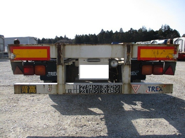 Trex 40ft container chassis trailer NCCTB34081(9273) 6枚目