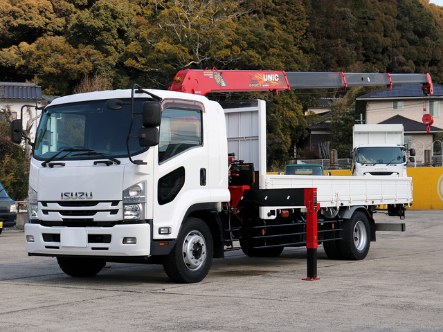 いすゞ フォワード 増トン 平ボディ（クレーン付） LPG-FTR90(83708) 2枚目