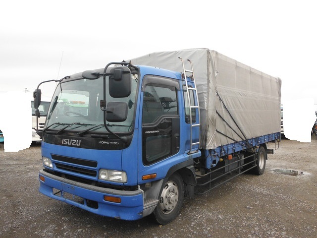 いすゞ エルフ 増トン 幌車 KL-FSR33K4R(2117) 1枚目