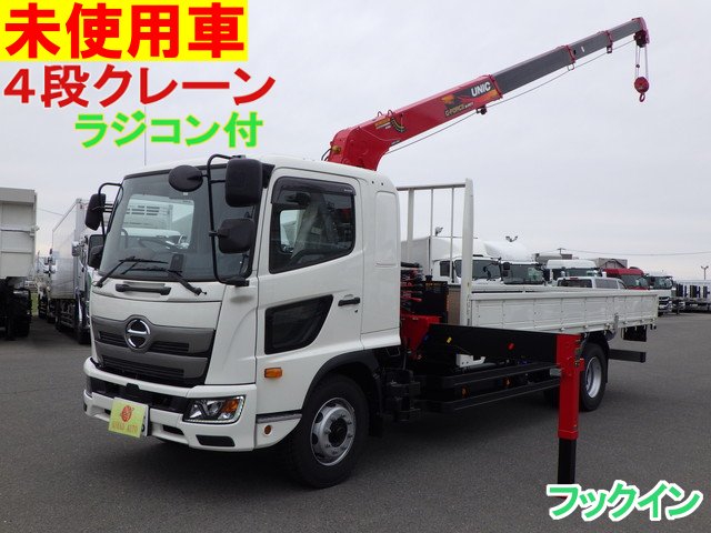 日野 - 中型 平ボディ（クレーン付） 2KG-FE2ACA(104150) 1枚目
