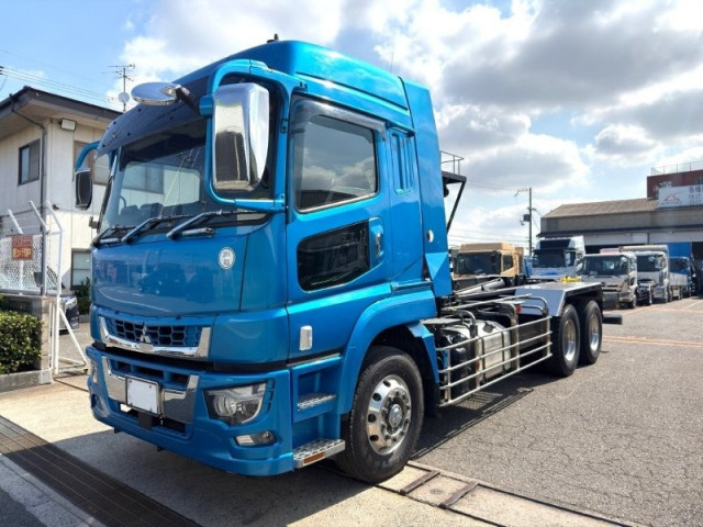 Mitsubishi Fuso super_great Large Arm roll trucks 2PG-FU70HY(110395) 1枚目