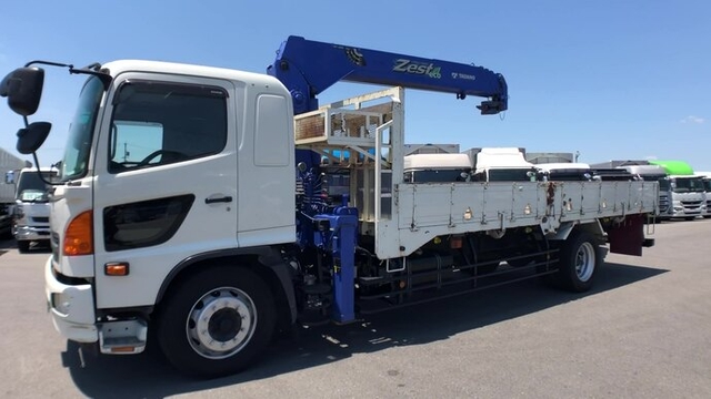 日野 レンジャー 中型 平ボディ（クレーン付） LDG-FG8JPAA(34806) 5枚目