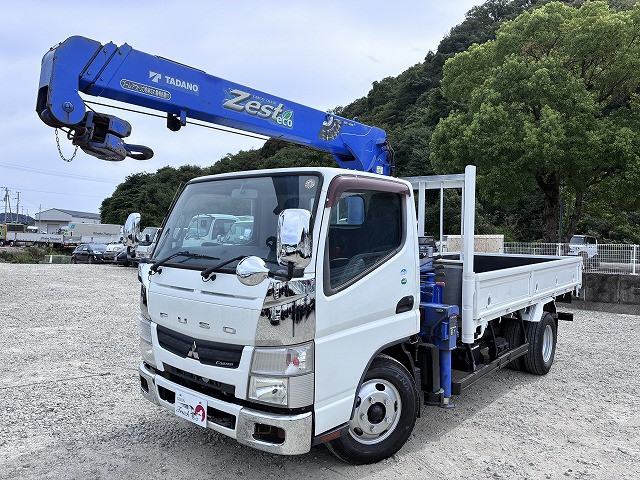 三菱ふそう キャンター 小型 平ボディ（クレーン付） TKG-FEA50(110994) 1枚目