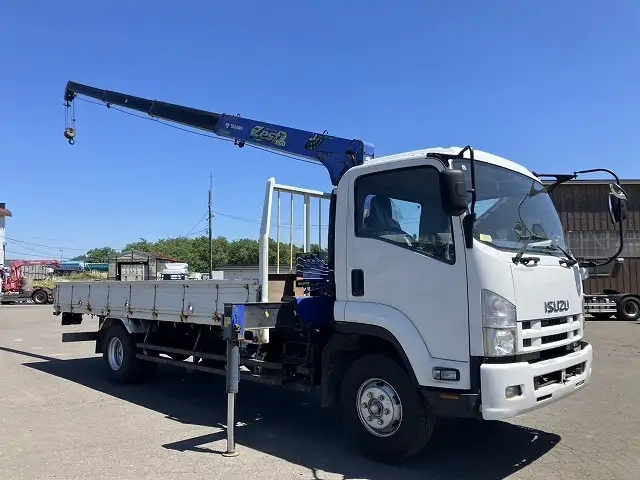 いすゞ フォワード 中型 平ボディ（クレーン付） TKG-FRR90S1(112253) 10枚目