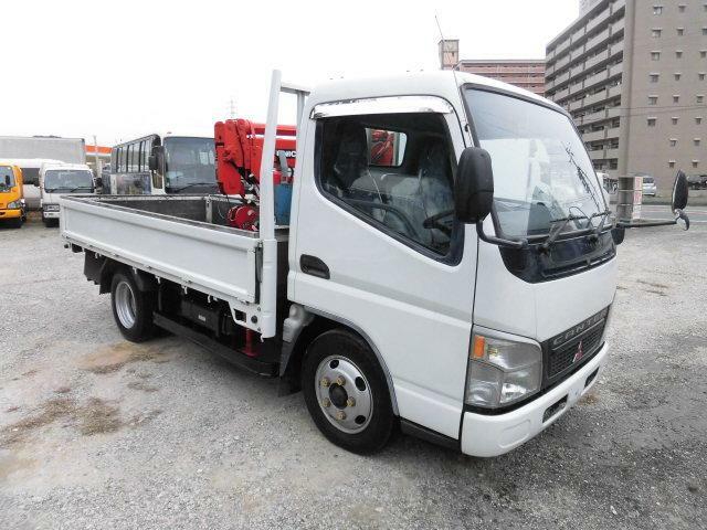 三菱ふそう キャンター 小型 平ボディ（クレーン付） PA-FE72DC(11274) 1枚目